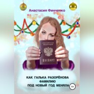 бесплатно читать книгу Как Галька Разоренова фамилию под Новый год меняла автора Анастасия Финченко