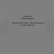 Противостояние Россия – Запад продолжается: 1-я четверть 2023 года