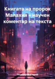 Книгата на пророк Малахия – научен коментар на текста