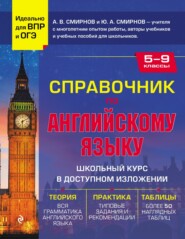 бесплатно читать книгу Справочник по английскому языку для 5-9 классов автора Алексей Смирнов