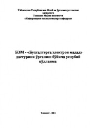 бесплатно читать книгу БЭМ - Бухгалтерга электрон мадад дастурини ўрганиш бўйича услубий қўлланма автора Равшан Аюпов