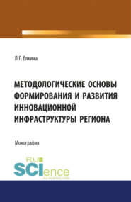 бесплатно читать книгу Методологические основы формирования и развития инновационной инфраструктуры региона. (Аспирантура, Бакалавриат, Магистратура). Монография. автора Людмила Елкина