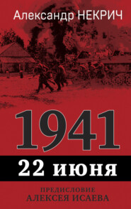 бесплатно читать книгу 1941. 22 июня автора Александр Некрич