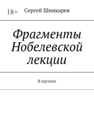 бесплатно читать книгу Фрагменты Нобелевской лекции. В пустоте автора Сергей Шинкарев