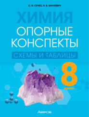 бесплатно читать книгу Химия. 8 класс. Опорные конспекты, схемы и таблицы автора Нина Манкевич