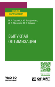 бесплатно читать книгу Выпуклая оптимизация. Учебное пособие для вузов автора Денис Максимов