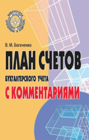 бесплатно читать книгу План счетов бухгалтерского учета с комментариями автора Вера Богаченко