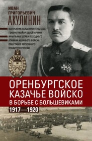 бесплатно читать книгу Оренбургское казачье войско в борьбе с большевиками. 1917—1920 автора Иван Акулинин