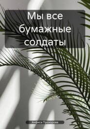 бесплатно читать книгу Мы все бумажные солдаты автора Анфиса Прохорова