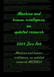 бесплатно читать книгу Machine and human intelligence. Updated research автора Zero Ash