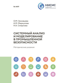 бесплатно читать книгу Системный анализ и моделирование в промышленной безопасности. Методические указания к выполнению курсовой работы автора Анна Меркулова