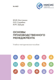 бесплатно читать книгу Основы производственного менеджмента автора Иван Зайцев