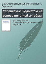 бесплатно читать книгу Управление бюджетом на основе нечеткой алгебры автора В. Стрельцов