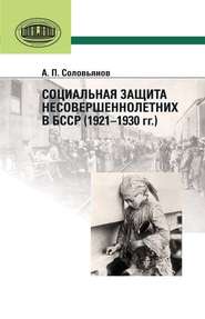бесплатно читать книгу Социальная защита несовершеннолетних в БССР (1921—1930 гг.) автора Андрей Соловьянов