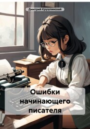 бесплатно читать книгу Ошибки начинающего писателя автора Дмитрий Крушлинский