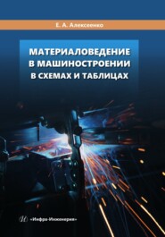 бесплатно читать книгу Материаловедение в машиностроении в схемах и таблицах автора Елена Алексеенко