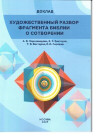 бесплатно читать книгу ХУДОЖЕСТВЕННЫЙ РАЗБОР ФРАГМЕНТА БИБЛИИ О СОТВОРЕНИИ автора Егор Сорокин