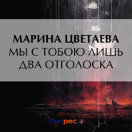 бесплатно читать книгу Мы с тобою лишь два отголоска автора Марина Цветаева