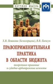 бесплатно читать книгу Правоприменительная практика в области бюджета: теоретико-правовые и судебно-арбитражные аспекты автора Владимир Пачкун