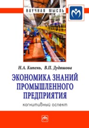 бесплатно читать книгу Экономика знаний промышленного предприятия: когнитивный аспект автора Валентина Дудяшова