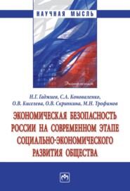 бесплатно читать книгу Экономическая безопасность России на современном этапе социально-экономического развития общества автора Ольга Скрипкина