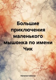 бесплатно читать книгу Большие приключения маленького мышонка по имени Чик автора Наталия Гайсина