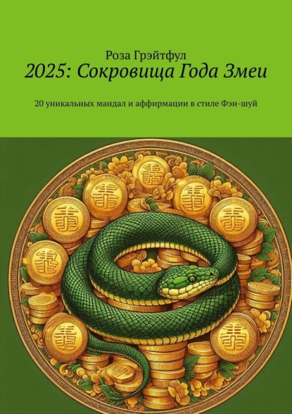 2025: Сокровища года Змеи. 20 уникальных мандал и аффирмации в стиле Фэн-шуй