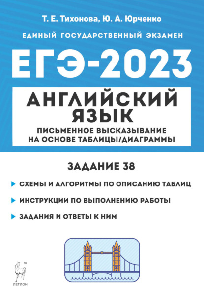 Английский язык. ЕГЭ-2023. Письменное высказывание на основе таблицы/диаграммы (задание 38)