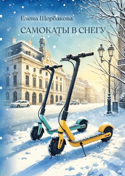 Самокаты в снегу