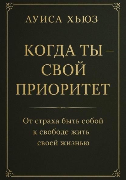 Когда ты – свой приоритет. От страха быть собой к свободе жить своей жизнью