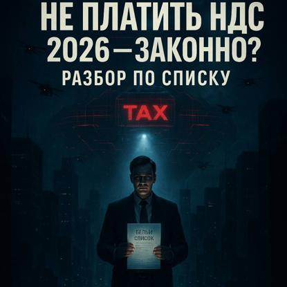 Не платить НДС в 2026 законно? Разбор по списку