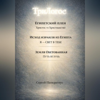 ТриЛогос 1.ЕГИПЕТСКИЙ ПЛЕН. Христос vs Христианство 2.ИСХОД ИЗРАИЛЯ ИЗ ЕГИПТА. Я – СВЕТ В ТЕБЕ 3. ЗЕМЛЯ ОБЕТОВАННАЯ. ПУТЬ ВГЛУБЬ