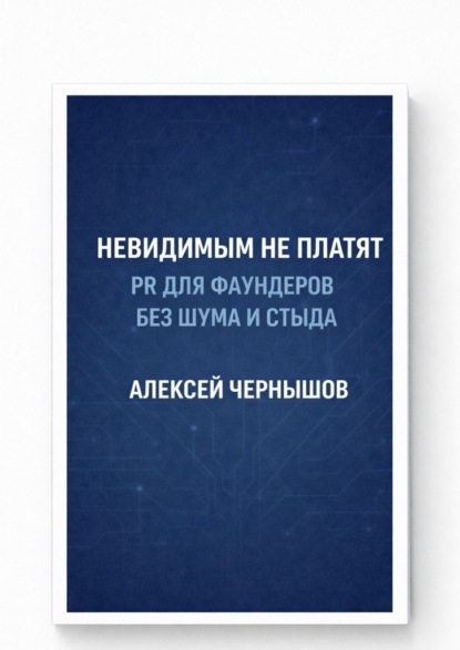Невидимым не платят. PR для фаундеров без шума и стыда