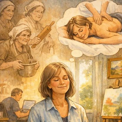 Сказка о женщине, которая разрешила себе быть плохой хозяйкой.