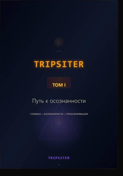 TRIPSITER Том I – Путь к осознанности