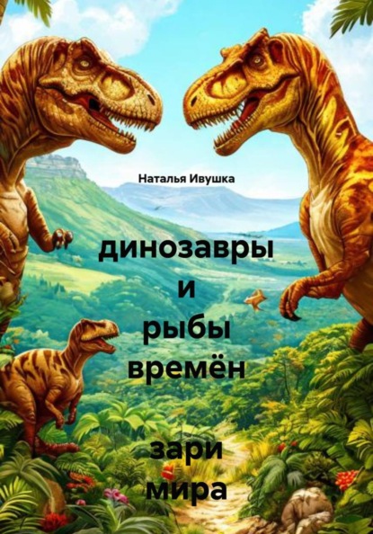 динозавры и рыбы времён  зари мира