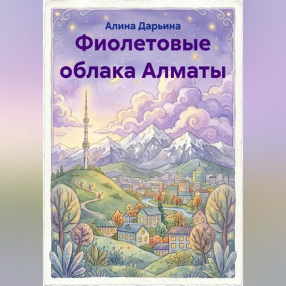 Фиолетовые облака Алматы