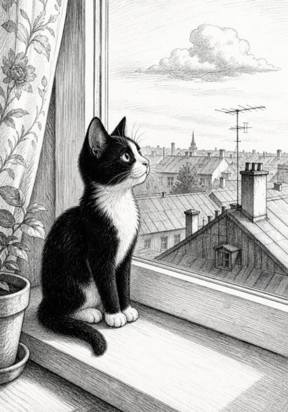 Котик Ляпа исследует мир