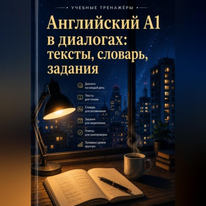 Английский A1 в диалогах: тексты, словарь, задания