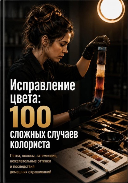 Исправление цвета: 100 сложных случаев колориста. Пятна, полосы, затемнение, нежелательные оттенки и последствия домашних окрашиваний