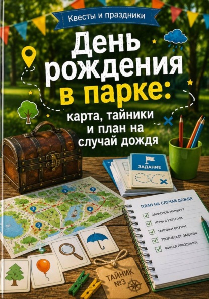 День рождения в парке: карта, тайники и план на случай дождя