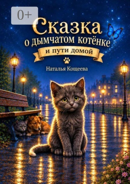 Сказка о дымчатом котенке и пути домой. Тёплая сказка о дружбе, заботе и возвращении домой