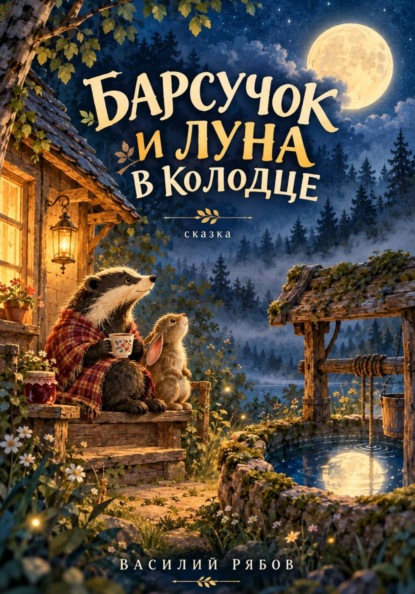 Барсучок и Луна в колодце