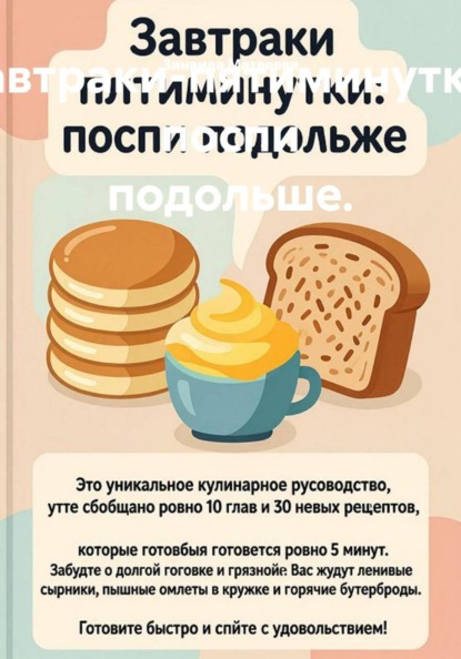 Завтраки-пятиминутки: поспи подольше.