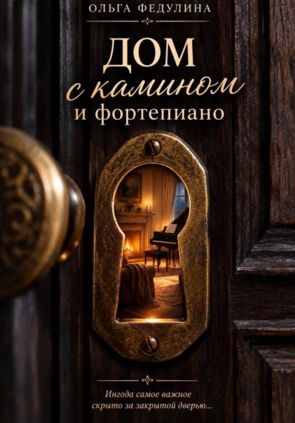 Дом с камином и фортепиано.