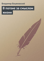 бесплатно читать книгу В погоне за смыслом жизни автора Владимир Боцяновский