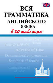 бесплатно читать книгу Вся грамматика английского языка в 20 таблицах автора Галина Шалаева