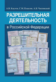 бесплатно читать книгу Разрешительная деятельность в Российской Федерации автора Александр Кнутов